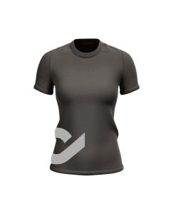 Raglã DryFit Babylook Cinza REAG